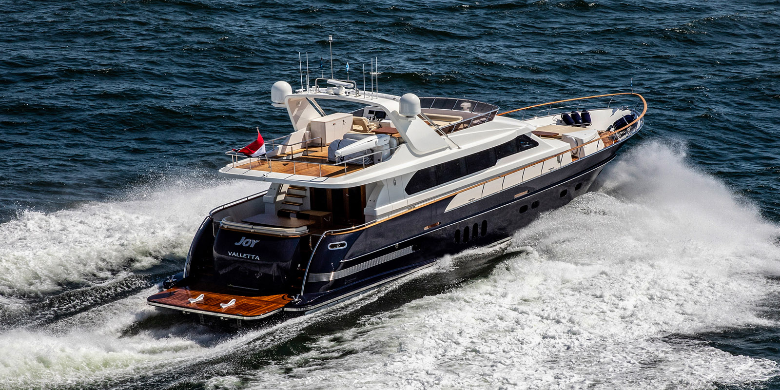 Yacht JOY, Van der Valk CHARTERWORLD Luxury Superyacht Charters